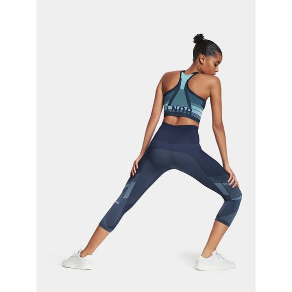 LNDR Spectrum Sports Bra Seamless Blue Aqua Women’s Size XS Small Geometric - Picture 4 of 10